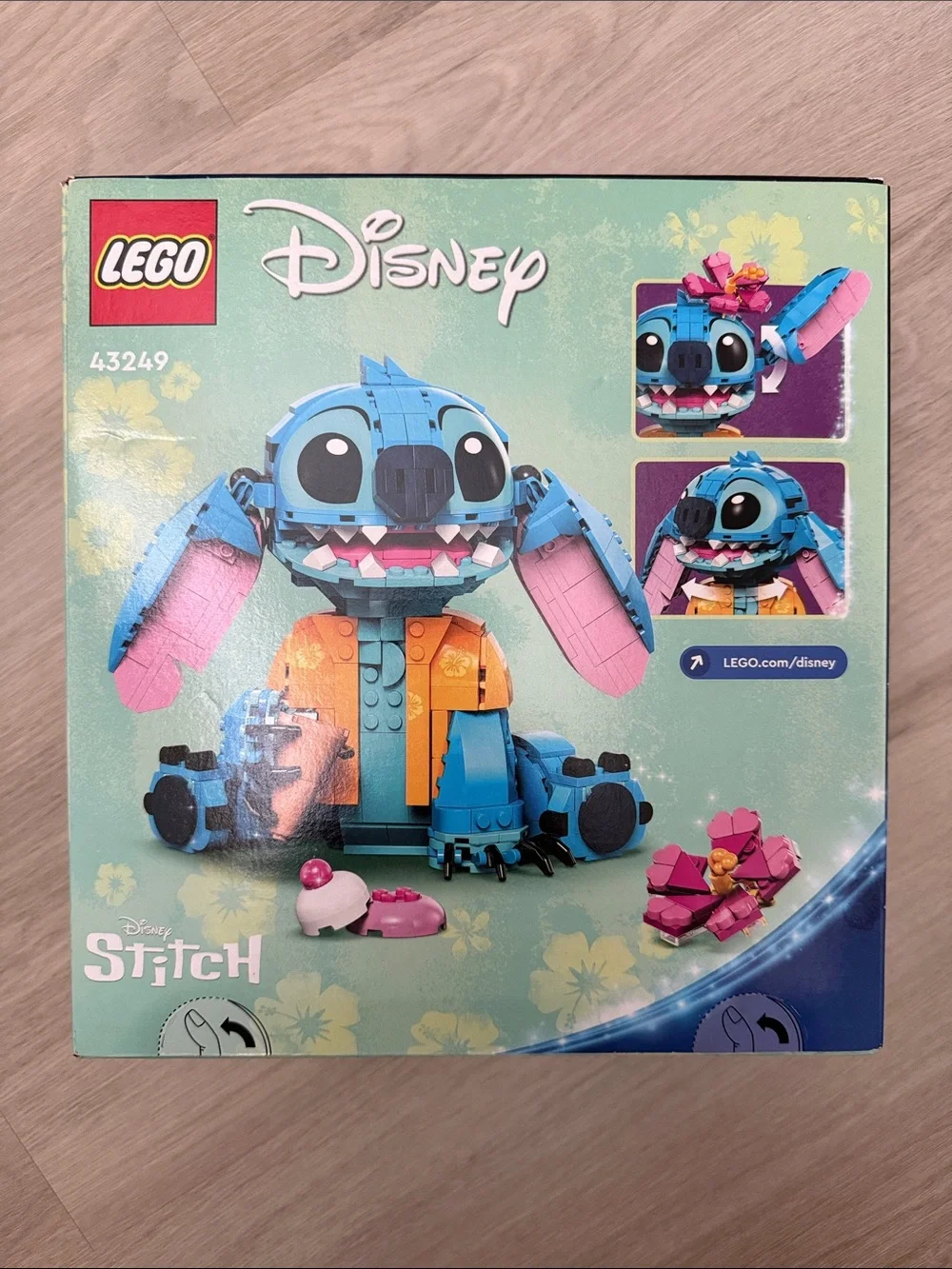 Disney LEGO Stitch Buildable Figure - Blue, Pink & Orange